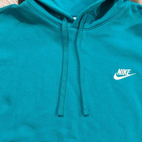 Nike Men's Blue Hoodie Sweater - Picture 4 of 7